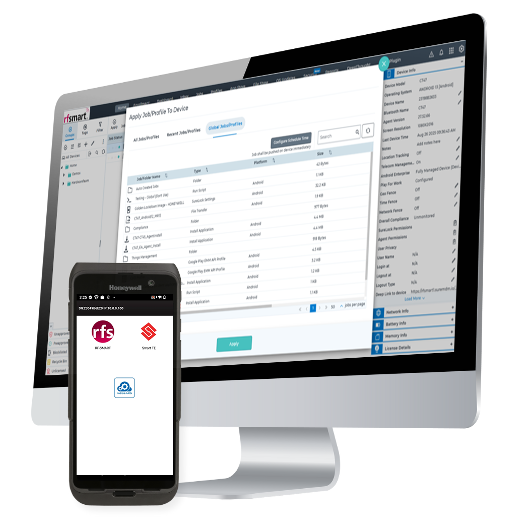 NetSuite Mobile Device Management - MDM | RF-SMART