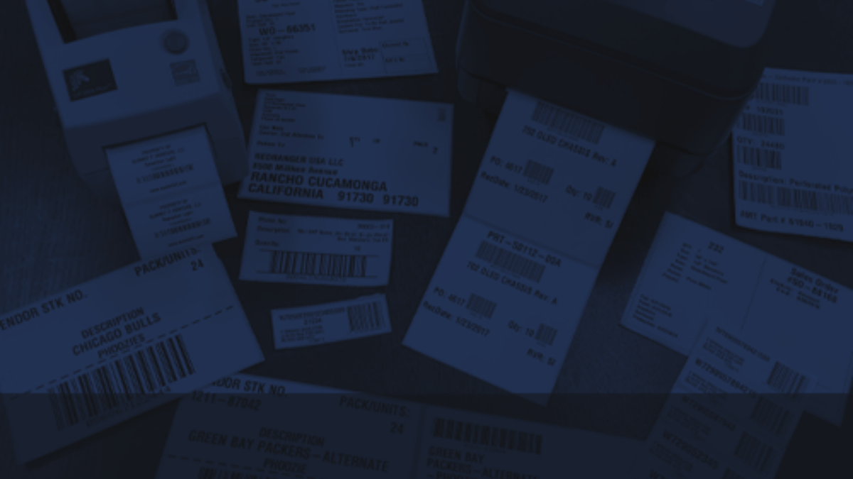 Cloud Printing Labels Background