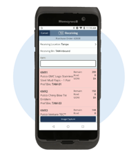 Faster Receiving Speed examples RF-SMART WMS Customers