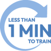 LESS THAN 1 MIN TO TRAIN