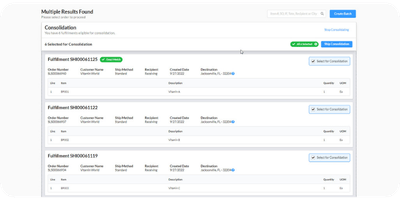 NS Shipping - Consolidation