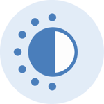 NS Icon - High Contrast Displays for ease of use