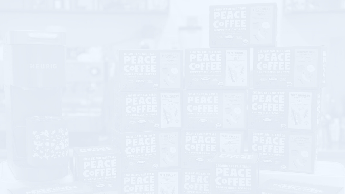 Peace Coffee Background Light