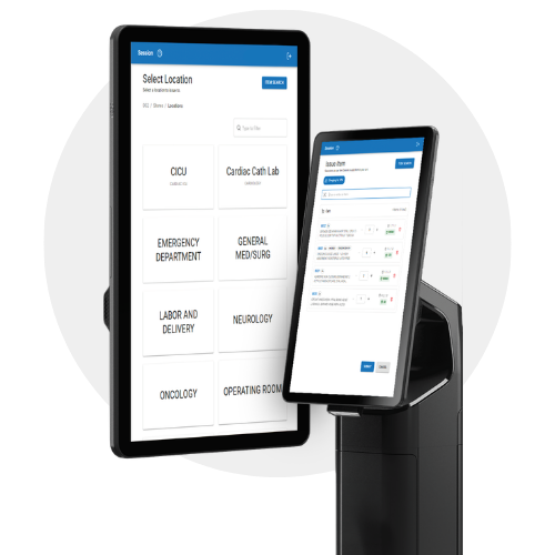 Self Service Kiosk software screens