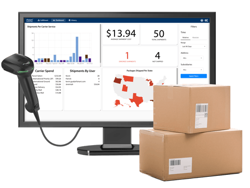 NetSuite Shipping Features by RF-SMART - Shipping Dashboard