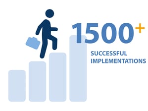 over 1500 successful NetSuite warehouse management implementations for companies